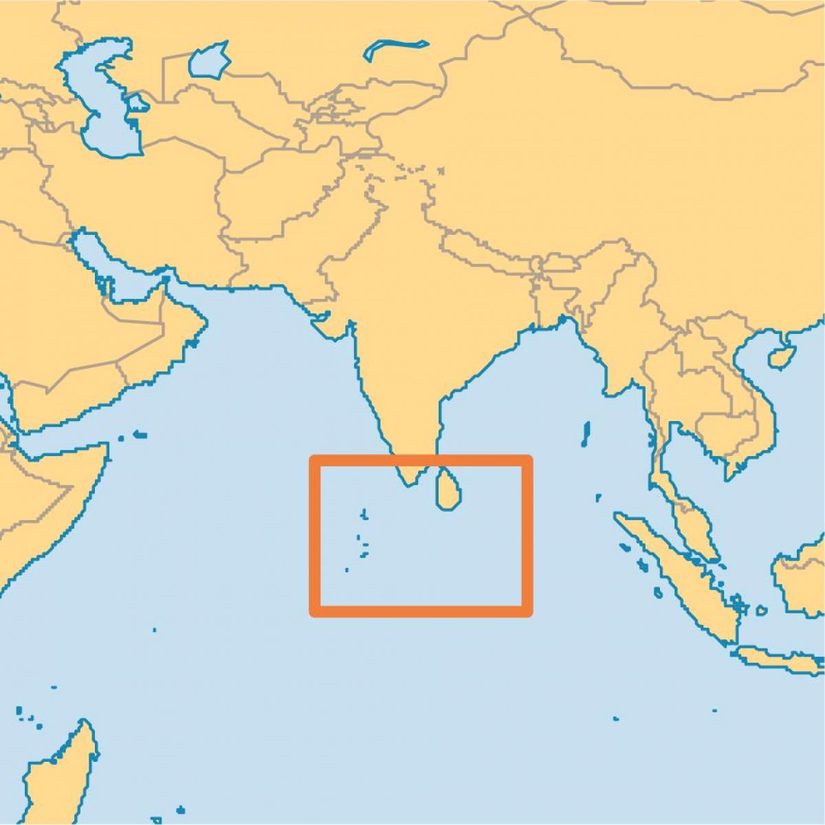 острови Мальдіви розташування на карті світу