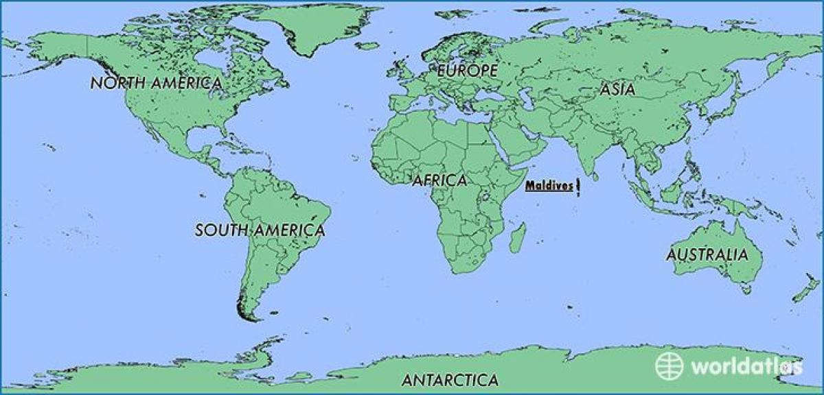 Мальдіви карті сусідніх країн