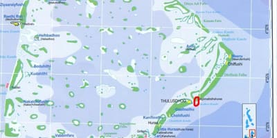 Карта Північний Мале Атолл Мальдіви