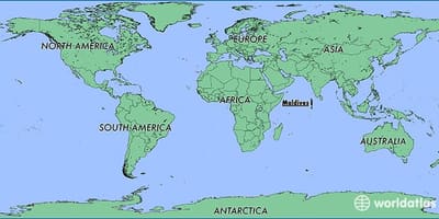 Мальдіви карті сусідніх країн
